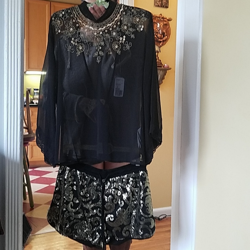 Blouse and Shorts